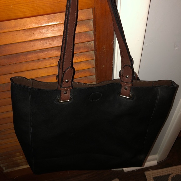 Large leather tote - Picture 3 of 4